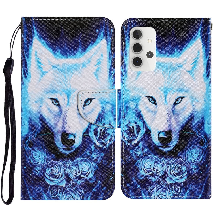 Coloured Drawing Pattern Horizontal Flip PU Leather Case with Holder & Card Slots & Wallet & Lanyard, For Samsung Galaxy A02s, For Samsung Galaxy A12, For Samsung Galaxy A32 5G