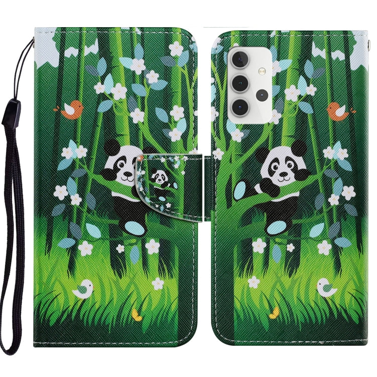 Coloured Drawing Pattern Horizontal Flip PU Leather Case with Holder & Card Slots & Wallet & Lanyard, For Samsung Galaxy A02s, For Samsung Galaxy A12, For Samsung Galaxy A32 5G