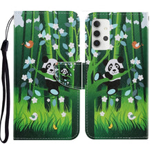Load image into Gallery viewer, Coloured Drawing Pattern Horizontal Flip PU Leather Case with Holder &amp; Card Slots &amp; Wallet &amp; Lanyard, For Samsung Galaxy A02s, For Samsung Galaxy A12, For Samsung Galaxy A32 5G