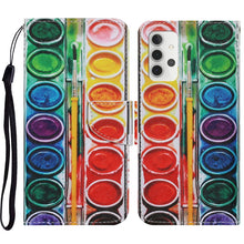 Load image into Gallery viewer, Coloured Drawing Pattern Horizontal Flip PU Leather Case with Holder &amp; Card Slots &amp; Wallet &amp; Lanyard, For Samsung Galaxy A02s, For Samsung Galaxy A12, For Samsung Galaxy A32 5G