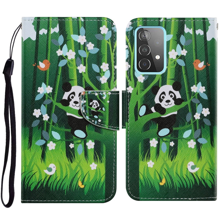 Coloured Drawing Pattern Horizontal Flip PU Leather Case with Holder & Card Slots & Wallet & Lanyard, For Samsung Galaxy A52 5G / 4G, For Samsung Galaxy A72 5G, For Samsung Galaxy A72 5G / 4G, For Samsung Galaxy S21 5G