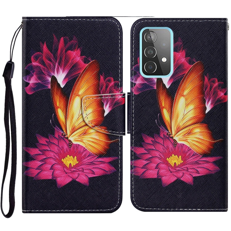 Coloured Drawing Pattern Horizontal Flip PU Leather Case with Holder & Card Slots & Wallet & Lanyard, For Samsung Galaxy A52 5G / 4G, For Samsung Galaxy A72 5G, For Samsung Galaxy A72 5G / 4G, For Samsung Galaxy S21 5G