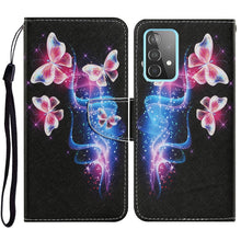 Load image into Gallery viewer, Coloured Drawing Pattern Horizontal Flip PU Leather Case with Holder &amp; Card Slots &amp; Wallet &amp; Lanyard, For Samsung Galaxy A52 5G / 4G, For Samsung Galaxy A72 5G, For Samsung Galaxy A72 5G / 4G, For Samsung Galaxy S21 5G