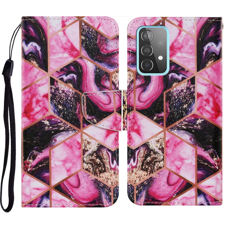 Coloured Drawing Pattern Horizontal Flip PU Leather Case with Holder & Card Slots & Wallet & Lanyard, For Samsung Galaxy A52 5G / 4G, For Samsung Galaxy A72 5G, For Samsung Galaxy A72 5G / 4G, For Samsung Galaxy S21 5G