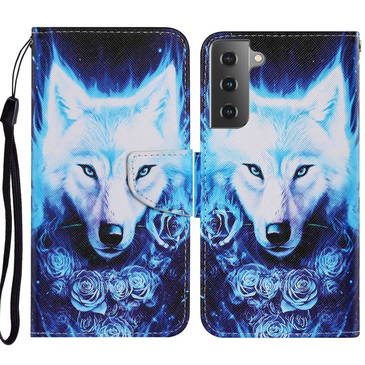 Coloured Drawing Pattern Horizontal Flip PU Leather Case with Holder & Card Slots & Wallet & Lanyard, For Samsung Galaxy A52 5G / 4G, For Samsung Galaxy A72 5G, For Samsung Galaxy A72 5G / 4G, For Samsung Galaxy S21 5G