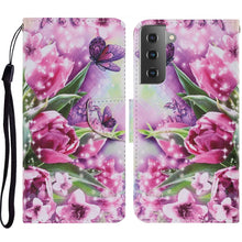 Load image into Gallery viewer, Coloured Drawing Pattern Horizontal Flip PU Leather Case with Holder &amp; Card Slots &amp; Wallet &amp; Lanyard, For Samsung Galaxy A52 5G / 4G, For Samsung Galaxy A72 5G, For Samsung Galaxy A72 5G / 4G, For Samsung Galaxy S21 5G