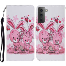 Load image into Gallery viewer, Coloured Drawing Pattern Horizontal Flip PU Leather Case with Holder &amp; Card Slots &amp; Wallet &amp; Lanyard, For Samsung Galaxy A52 5G / 4G, For Samsung Galaxy A72 5G, For Samsung Galaxy A72 5G / 4G, For Samsung Galaxy S21 5G