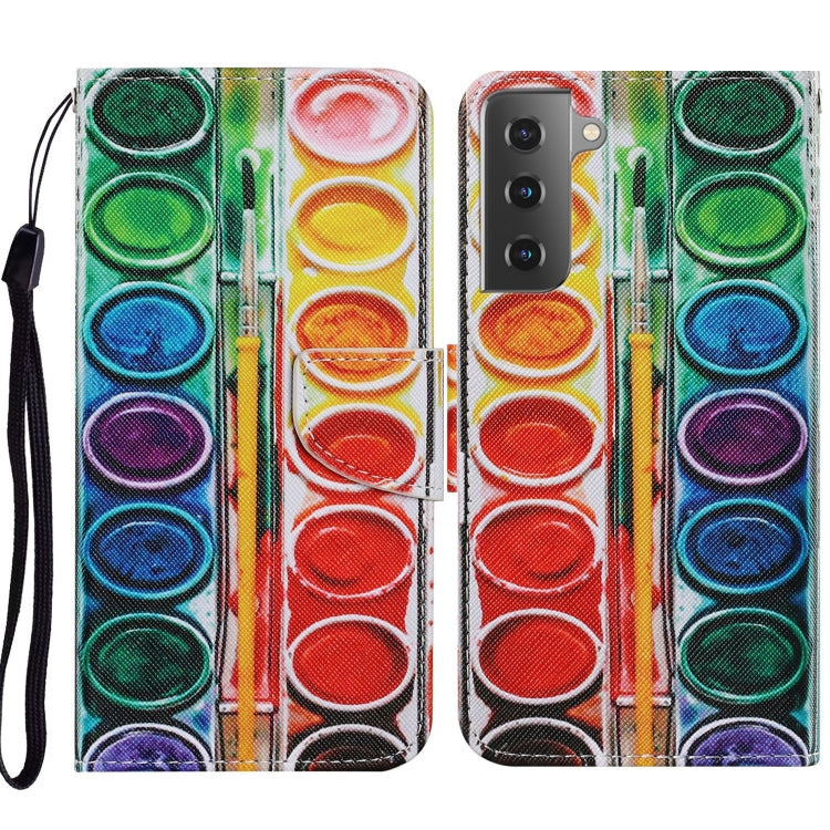Coloured Drawing Pattern Horizontal Flip PU Leather Case with Holder & Card Slots & Wallet & Lanyard, For Samsung Galaxy A52 5G / 4G, For Samsung Galaxy A72 5G, For Samsung Galaxy A72 5G / 4G, For Samsung Galaxy S21 5G