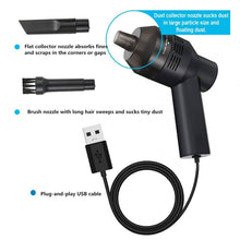 Load image into Gallery viewer, HK-6019D Portable Household Car Handheld Mini USB Vacuum Cleaner Dust Collector Cleaning Tools, HK-6019D