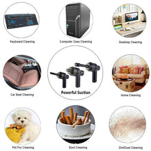 Load image into Gallery viewer, HK-6019D Portable Household Car Handheld Mini USB Vacuum Cleaner Dust Collector Cleaning Tools, HK-6019D