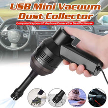 Load image into Gallery viewer, HK-6019D Portable Household Car Handheld Mini USB Vacuum Cleaner Dust Collector Cleaning Tools, HK-6019D