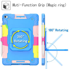 Load image into Gallery viewer, Contrast Color Shockproof Robot Silicone + PC Case with Wristband Holder, For iPad 10.2 2021 / 2020 / 2019, For iPad Air 2022 / 2020 10.9