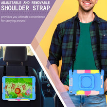 Load image into Gallery viewer, Contrast Color Shockproof Robot Silicone + PC Case with Wristband Holder, For iPad 10.2 2021 / 2020 / 2019, For iPad Air 2022 / 2020 10.9