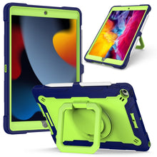Load image into Gallery viewer, Contrast Color Shockproof Robot Silicone + PC Case with Wristband Holder, For iPad 10.2 2021 / 2020 / 2019, For iPad Air 2022 / 2020 10.9