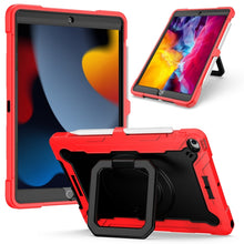 Load image into Gallery viewer, Contrast Color Shockproof Robot Silicone + PC Case with Wristband Holder, For iPad 10.2 2021 / 2020 / 2019, For iPad Air 2022 / 2020 10.9