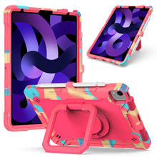 Load image into Gallery viewer, Contrast Color Shockproof Robot Silicone + PC Case with Wristband Holder, For iPad 10.2 2021 / 2020 / 2019, For iPad Air 2022 / 2020 10.9