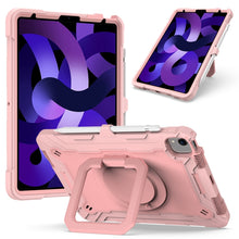 Load image into Gallery viewer, Contrast Color Shockproof Robot Silicone + PC Case with Wristband Holder, For iPad 10.2 2021 / 2020 / 2019, For iPad Air 2022 / 2020 10.9