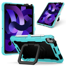 Load image into Gallery viewer, Contrast Color Shockproof Robot Silicone + PC Case with Wristband Holder, For iPad 10.2 2021 / 2020 / 2019, For iPad Air 2022 / 2020 10.9