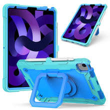 Load image into Gallery viewer, Contrast Color Shockproof Robot Silicone + PC Case with Wristband Holder, For iPad 10.2 2021 / 2020 / 2019, For iPad Air 2022 / 2020 10.9