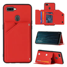 Load image into Gallery viewer, Skin Feel PU + TPU + PC Back Cover Shockproof Case with Card Slots &amp; Holder &amp; Photo Frame, For OPPO A7 / A5s / A12, For Samsung Galaxy A12, For Samsung Galaxy A52 5G / 4G, For Samsung Galaxy A72 5G / 4G, For Samsung Galaxy S21 5G                       ...