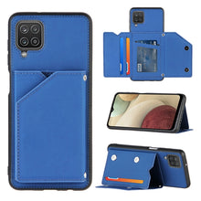 Load image into Gallery viewer, Skin Feel PU + TPU + PC Back Cover Shockproof Case with Card Slots &amp; Holder &amp; Photo Frame, For OPPO A7 / A5s / A12, For Samsung Galaxy A12, For Samsung Galaxy A52 5G / 4G, For Samsung Galaxy A72 5G / 4G, For Samsung Galaxy S21 5G                       ...