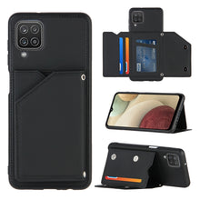 Load image into Gallery viewer, Skin Feel PU + TPU + PC Back Cover Shockproof Case with Card Slots &amp; Holder &amp; Photo Frame, For OPPO A7 / A5s / A12, For Samsung Galaxy A12, For Samsung Galaxy A52 5G / 4G, For Samsung Galaxy A72 5G / 4G, For Samsung Galaxy S21 5G                       ...