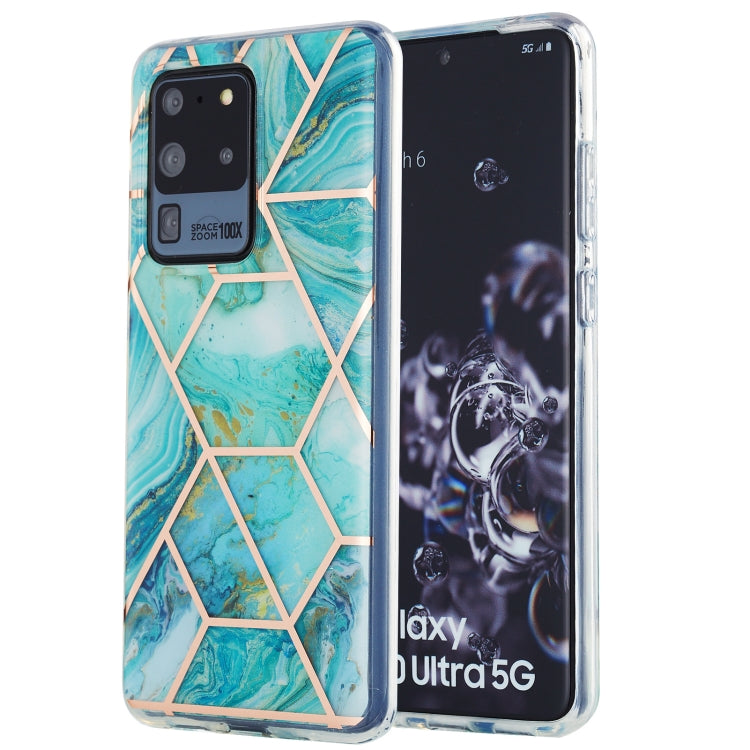 3D Electroplating Marble Pattern TPU Protective Case, For Xiaomi Redmi Note 9S / 9 Pro / 9 Pro Max, For Samsung Galaxy A42 5G, For Samsung Galaxy A51 5G, For Samsung Galaxy A71 5G, For Samsung Galaxy M31, For Samsung Galaxy S20                         ...