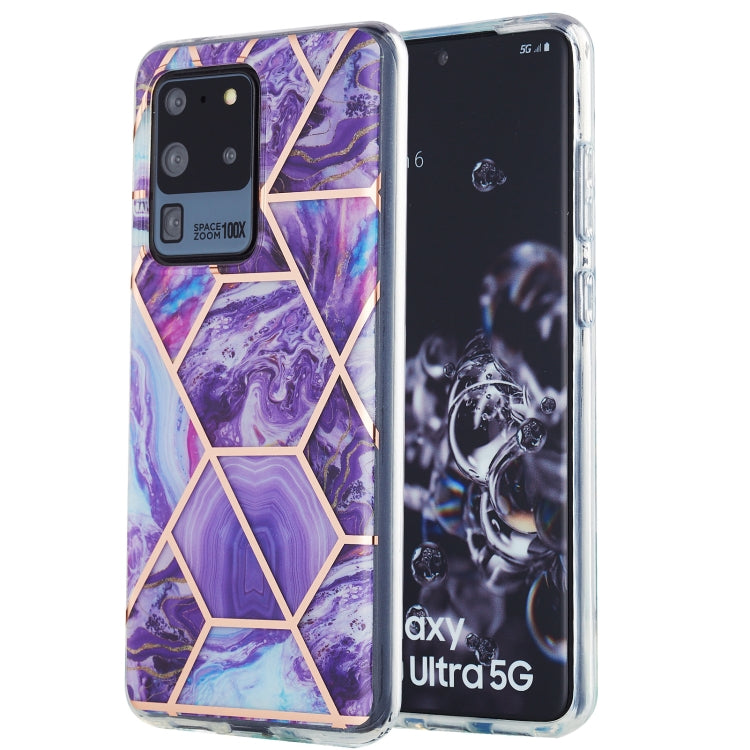 3D Electroplating Marble Pattern TPU Protective Case, For Xiaomi Redmi Note 9S / 9 Pro / 9 Pro Max, For Samsung Galaxy A42 5G, For Samsung Galaxy A51 5G, For Samsung Galaxy A71 5G, For Samsung Galaxy M31, For Samsung Galaxy S20                         ...