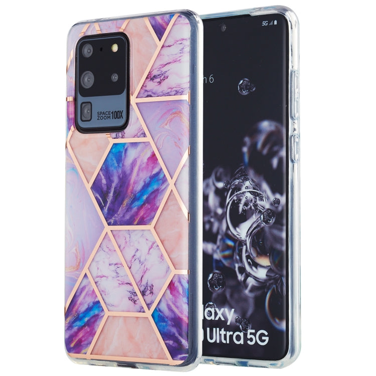3D Electroplating Marble Pattern TPU Protective Case, For Xiaomi Redmi Note 9S / 9 Pro / 9 Pro Max, For Samsung Galaxy A42 5G, For Samsung Galaxy A51 5G, For Samsung Galaxy A71 5G, For Samsung Galaxy M31, For Samsung Galaxy S20                         ...