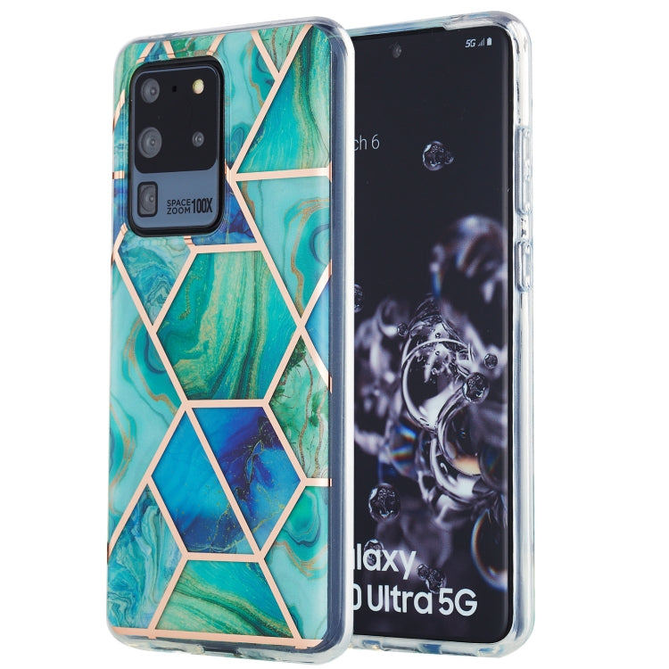 3D Electroplating Marble Pattern TPU Protective Case, For Xiaomi Redmi Note 9S / 9 Pro / 9 Pro Max, For Samsung Galaxy A42 5G, For Samsung Galaxy A51 5G, For Samsung Galaxy A71 5G, For Samsung Galaxy M31, For Samsung Galaxy S20                         ...
