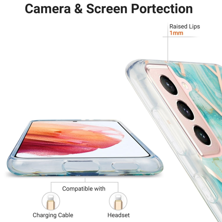 3D Electroplating Marble Pattern TPU Protective Case, For Samsung Galaxy S21 5G, For Samsung Galaxy S21 Plus 5G, For Samsung Galaxy S21 Ultra 5G, For LG Velvet 4G / Velvet 5G / G9