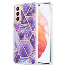 Load image into Gallery viewer, 3D Electroplating Marble Pattern TPU Protective Case, For Samsung Galaxy S21 5G, For Samsung Galaxy S21 Plus 5G, For Samsung Galaxy S21 Ultra 5G, For LG Velvet 4G / Velvet 5G / G9
