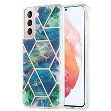 Load image into Gallery viewer, 3D Electroplating Marble Pattern TPU Protective Case, For Samsung Galaxy S21 5G, For Samsung Galaxy S21 Plus 5G, For Samsung Galaxy S21 Ultra 5G, For LG Velvet 4G / Velvet 5G / G9
