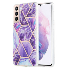 Load image into Gallery viewer, 3D Electroplating Marble Pattern TPU Protective Case, For Samsung Galaxy S21 5G, For Samsung Galaxy S21 Plus 5G, For Samsung Galaxy S21 Ultra 5G, For LG Velvet 4G / Velvet 5G / G9