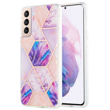Load image into Gallery viewer, 3D Electroplating Marble Pattern TPU Protective Case, For Samsung Galaxy S21 5G, For Samsung Galaxy S21 Plus 5G, For Samsung Galaxy S21 Ultra 5G, For LG Velvet 4G / Velvet 5G / G9