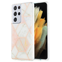 Load image into Gallery viewer, 3D Electroplating Marble Pattern TPU Protective Case, For Samsung Galaxy S21 5G, For Samsung Galaxy S21 Plus 5G, For Samsung Galaxy S21 Ultra 5G, For LG Velvet 4G / Velvet 5G / G9