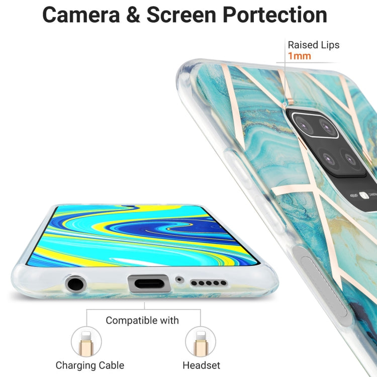 3D Electroplating Marble Pattern TPU Protective Case, For Xiaomi Redmi Note 9S / 9 Pro / 9 Pro Max, For Samsung Galaxy A42 5G, For Samsung Galaxy A51 5G, For Samsung Galaxy A71 5G, For Samsung Galaxy M31, For Samsung Galaxy S20                         ...