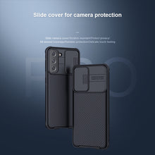 Load image into Gallery viewer, NILLKIN Black Mirror Pro Series Camshield Full Coverage Dust-proof Scratch Resistant Phone Case, For Samsung Galaxy S21 5G
