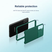 Load image into Gallery viewer, NILLKIN Black Mirror Pro Series Camshield Full Coverage Dust-proof Scratch Resistant Phone Case, For Samsung Galaxy S21 5G