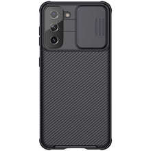 Load image into Gallery viewer, NILLKIN Black Mirror Pro Series Camshield Full Coverage Dust-proof Scratch Resistant Phone Case, For Samsung Galaxy S21 5G