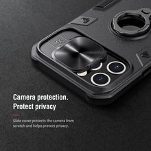 Load image into Gallery viewer, NILLKIN Shockproof CamShield Armor Protective Case with Invisible Ring Holder, For iPhone 12 / 12 Pro, For iPhone 12 Pro Max