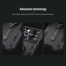 Load image into Gallery viewer, NILLKIN Shockproof CamShield Armor Protective Case with Invisible Ring Holder, For iPhone 12 / 12 Pro, For iPhone 12 Pro Max