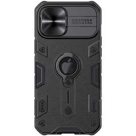 NILLKIN Shockproof CamShield Armor Protective Case with Invisible Ring Holder, For iPhone 12 Pro Max