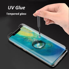 Load image into Gallery viewer, UV Liquid Curved Full Glue Tempered Glass Film, For Samsung Galaxy S21 5G, For Samsung Galaxy S21 Ultra 5G, For Samsung Galaxy S21+ 5G