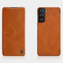 Load image into Gallery viewer, NILLKIN QIN Series Crazy Horse Texture Horizontal Flip Leather Case with Card Slot, For OnePlus Nord N100, For Samsung Galaxy S21 Plus 5G
