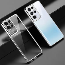 Load image into Gallery viewer, SULADA Shockproof Plating Silicone Transparent Protective Case, For Samsung Galaxy S21 Ultra 5G, For Samsung Galaxy S21 5G