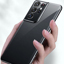 Load image into Gallery viewer, SULADA Shockproof Plating Silicone Transparent Protective Case, For Samsung Galaxy S21 Ultra 5G, For Samsung Galaxy S21 5G