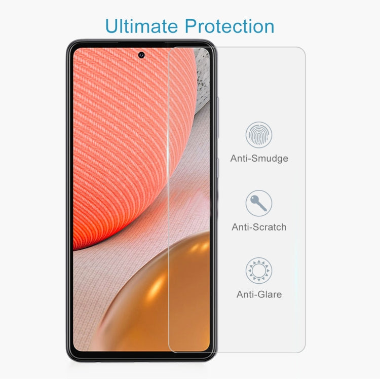 50 PCS 0.26mm 9H 2.5D Tempered Glass Film, For Samsung Galaxy A72 5G / 4G (50 PCS), For Samsung Galaxy A52 5G (50pcs)