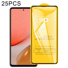 Load image into Gallery viewer, 25 PCS 9D Full Glue Full Screen Tempered Glass Film, For Samsung Galaxy A72 5G / 4G (25pcs), For Samsung Galaxy A52 4G (25pcs), For Samsung Galaxy A52 5G / 4G (25pcs)