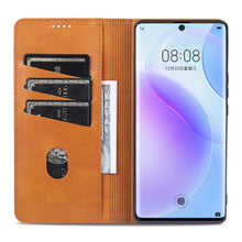 Load image into Gallery viewer, AZNS Magnetic Calf Texture Horizontal Flip Leather Case with Card Slots &amp; Holder &amp; Wallet, For Huawei nova 8 5G, For Samsung Galaxy S21 Ultra 5G, For Huawei nova 8 Pro 5G